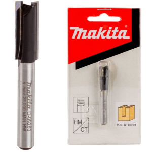 Frez prosty palcowy 8mm 2 ostrza Makita D-09260