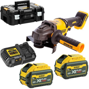 Szlifierka kątowa 125mm 54V 2x6Ah DeWALT DCG414T2