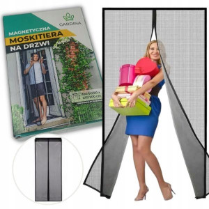 Moskitiera magnetyczna na drzwi SILNE MAGNESY DIY