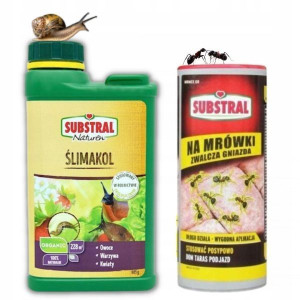 SUBSTRAL Granulat na Ślimaki i Środek na mrówki