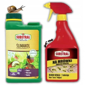 SUBSTRAL Granulat na ślimaki Preparat na mrówki