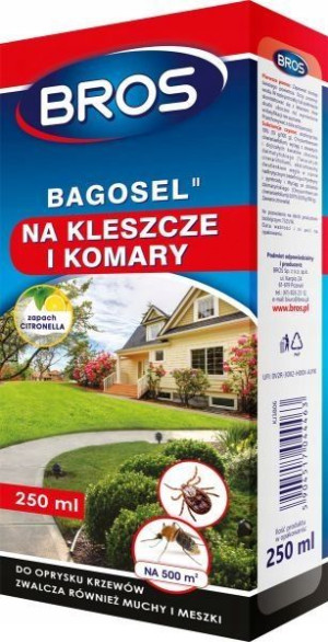 Preparat na komary kleszcze meszki Bagosel BROS