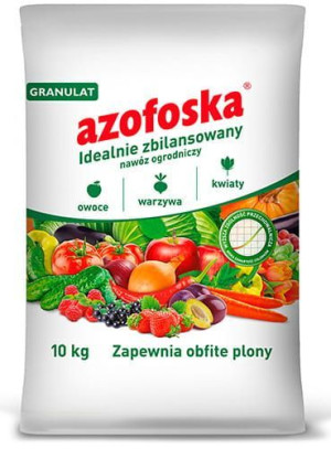 Nawóz ogrodniczy Azofoska granulat worek 10 kg