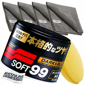 Soft99 Dark & Black TWARDY WOSK CARNAUBA 300g