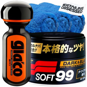 Soft99 Dark & Black CARNAUBA WOSK ZESTAW