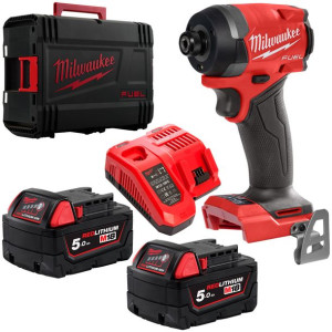 Zakrętarka 226Nm 2x5Ah 18V Milwaukee M18 FID3-502X