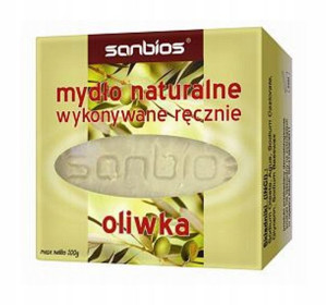 Mydło naturalne oliwkowe Sanbios 100g