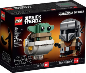 Lego 75317 Brickheadz Mandalorianin I Dziecko