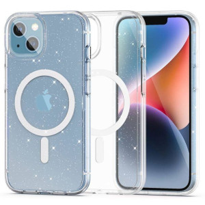 Etui Iphone 13 / 14 Tech-protect Flexair Hybrid Magsafe Glitter