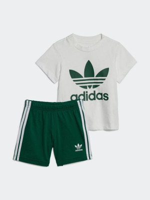Komplet dziecięcy Adidas Trefoil Shorts Tee Set- IB8643