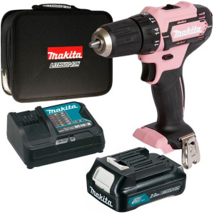 Wkrętarka 30Nm 12V 1x2Ah różowa Makita DF333DSAP1