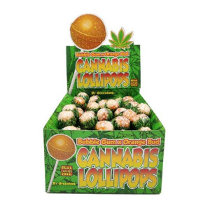 Lizak konopny Bubblegum x Orange Bud