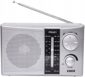 Radio kuchenne na baterie przenośne Noveen PR451