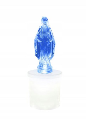 Wkład Led Do Zniczy Matka Boska Maryja Znicza 17cm