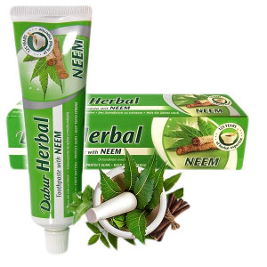 Dabur pasta do zębów Herbal NEEM bez fluoru z Indii 100ml