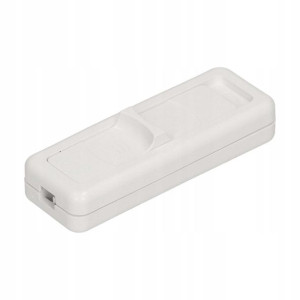 Wyłącznik suwakowy przelotowy 2,5A/250V BIAŁY