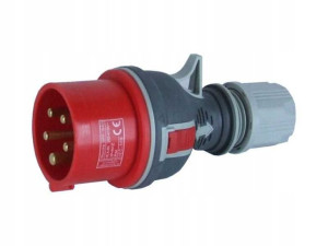 Wtyczka siłowa wtyk 3P+Z 32A 400V 5P IP44 WPP 32/5