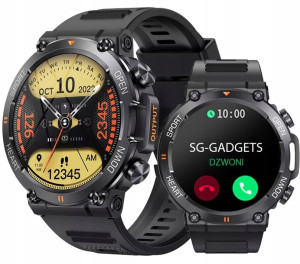 Smartwatch Zegarek Męski Duży Polskie Menu Rozmowy