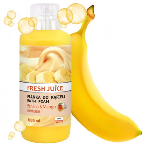 Fresh Juice płyn - pianka do kąpieli banan mango 1L