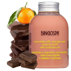 BingoSpa olejek do kąpieli do robienia piany w wannie czekolada pomarańcza
