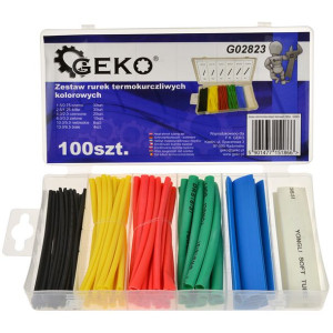 Zestaw koszulek rurek termokurczliwych 100 sztuk