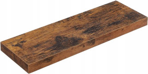 Półka Ścienna Wisząca 60 Cm Wspornik Loft == Salon