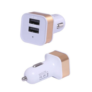 Adapter Ładowarka Samochodowa 2 Wyjścia Usb