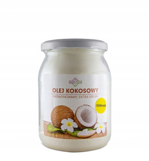 Olej Kokosowy 500g 500ml Nierafinowany Soul-farm