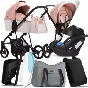 Wózek Bebetto 3w1 Flavio Gloss 01 I Cybex Aton 5