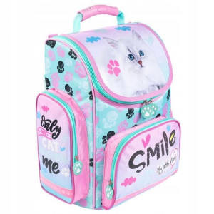 Tornister szkolny PASTEL CAT 15l St. Majewski KOT