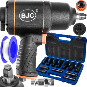 Klucz Pneumatyczny Udarowy 1/2'' + Nasadki Adapter