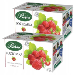Herbata Owocowa Bifix Biofix Poziomka 40 Torebek