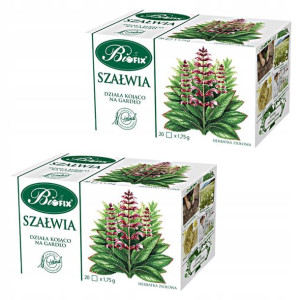 Szałwia Herbata Ziołowa Bifix 2x20 Torebek Bio