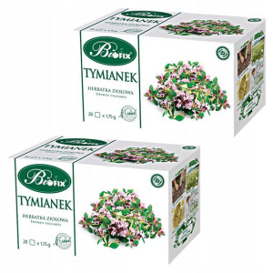 Tymianek Herbata Ziołowa Bifix 2x20 Torebek Bio