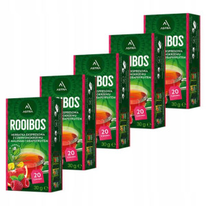Herbata Rooibos Astra Grapefruit Malina 100 Kopert