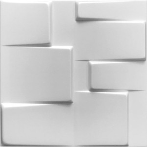 Panele Ścienne Białe Kasetony Sufitowe 3d Tetris