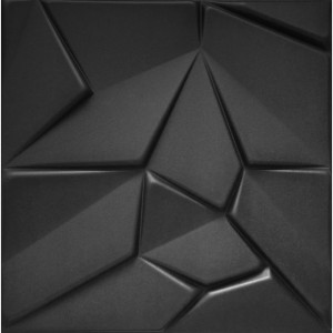 Kasetony Ścienne Czarne Piankowe Panel Merkury 3d