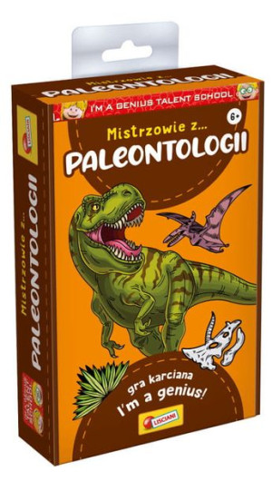 I'm a Genius Talent School Mistrzowie z paleontologii - edukacyjna gra karc