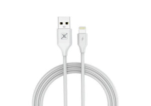 Kabel Mx Set 2.4a / Lightning / 1m White / Biały