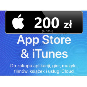 Apple Store iTunes 200 zł