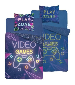 Pościel Świecąca w ciemności 160x200 GAMER PAD dla gracza