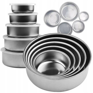 5x Miska Kuchenna Stalowa Gastronomiczna Miski