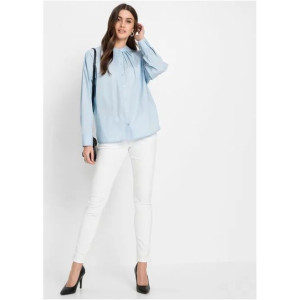 Błękitna Koszula Oversize Na Guziki 42 959249