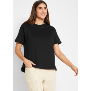 Czarna Ocieplana Bluzka Oversize 36-38 951393