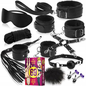13w1 Zestaw Bdsm Sex Gadżety + Gra Erotyczna 69 Walentynki