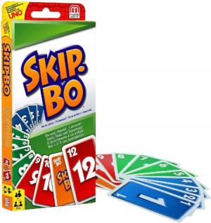 162 Karty Skip Bo Skip-bo Gra Karciana Mattel Uno