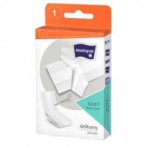 Plaster Opatrunkowy Do Cięcia Włókninowy Matopat 1m X 6cm