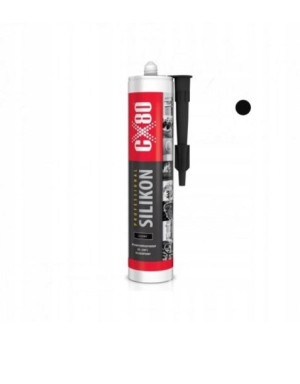 Cx 80 Silikon Wysokotemperaturowy Czarny 310 Ml