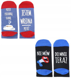 Moraj Stopki Śmieszne 2-pary Prezent Socks 35-38
