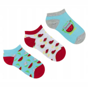 MORAJ Stopki Damskie Arbuzy 3-PARY SOCKS 38-41